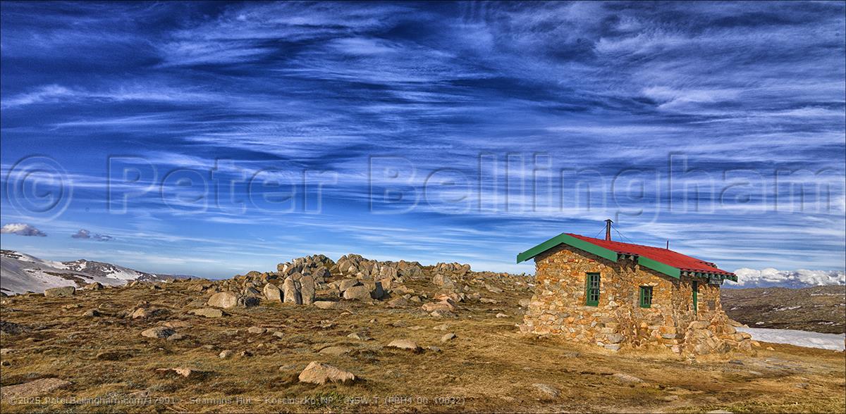 Peter Bellingham Photography Seamans Hut - Kosciuszko NP - NSW T (PBH4 00 10632)